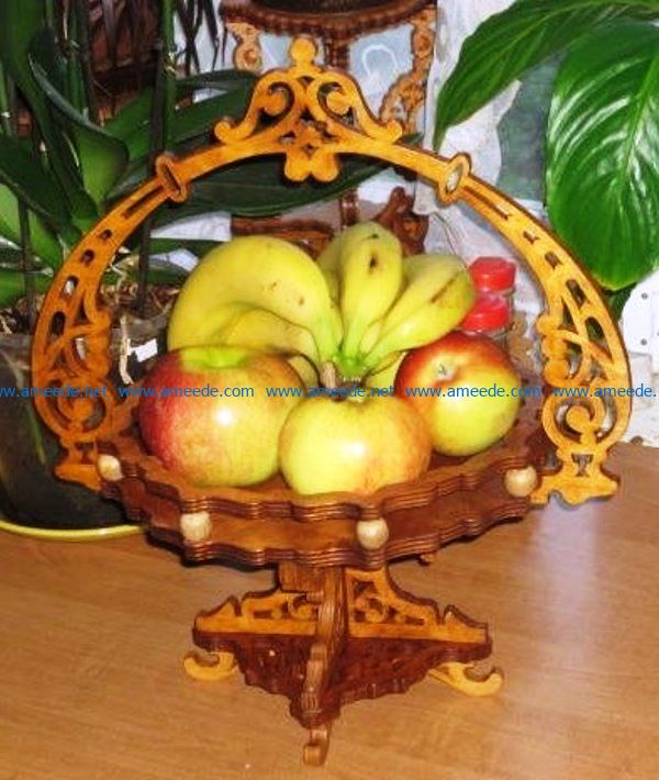 Wooden fruit basket file cdr and dxf free vector download for Laser cut