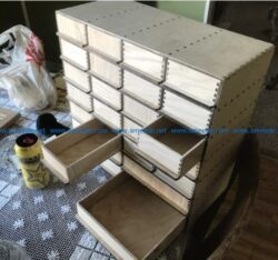 sample box file cdr and dxf free vector download for Laser cut