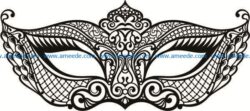 Mask file cdr and dxf free vector download for laser engraving machines