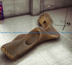 Bench file cdr and dxf free vector download for Laser cut