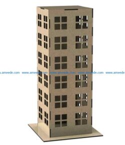 Apartment file cdr and dxf free vector download for Laser cut