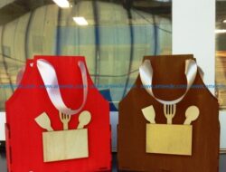 Apron file cdr and dxf free vector download for Laser cut