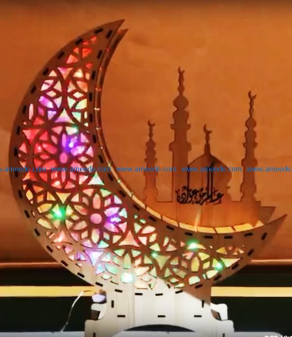 Arab lamp file cdr and dxf free vector download for Laser cut