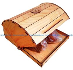 Bread box file cdr and dxf free vector download for Laser cut