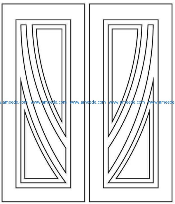 Design pattern door E0009508 file cdr and dxf free vector download for Laser cut CNC