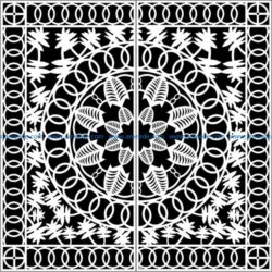 Design pattern gate E0009076 file cdr and dxf free vector download for Laser cut CNC