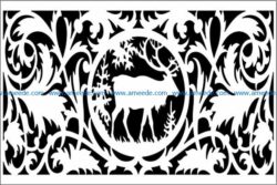 Design pattern panel screen E0009225 file cdr and dxf free vector download for Laser cut CNC