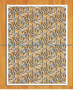 Design pattern panel screen E0009256 file cdr and dxf free vector download for Laser cut CNC