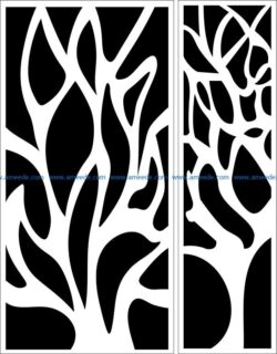 Design pattern panel screen E0009293 file cdr and dxf free vector download for Laser cut CNC