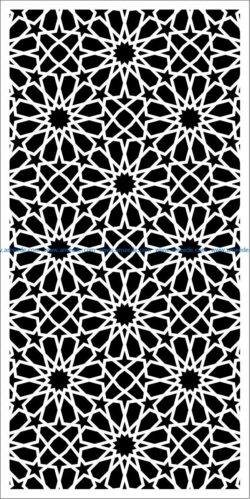 Design pattern panel screen E0009296 file cdr and dxf free vector download for Laser cut CNC