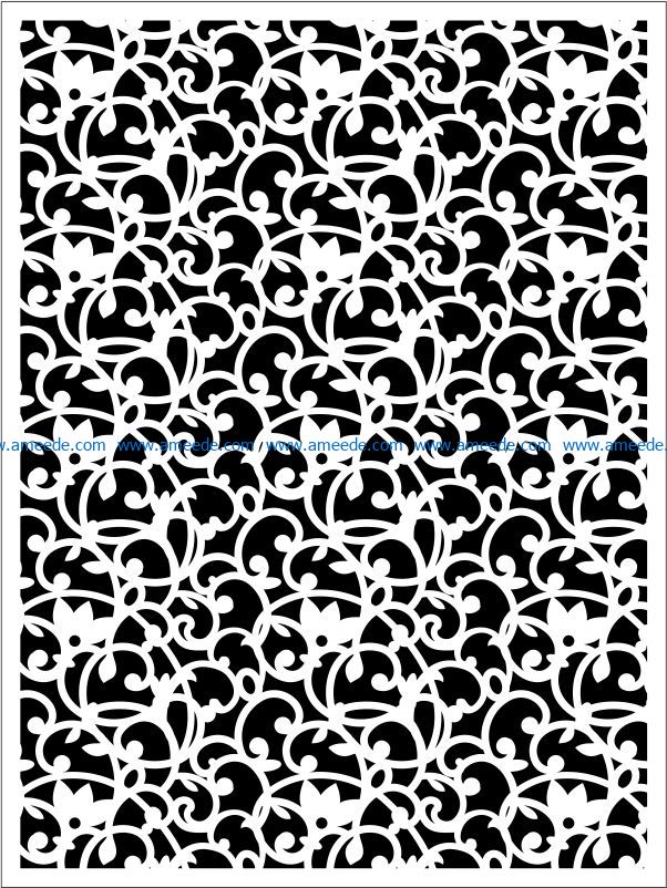 Design pattern panel screen E0009300 file cdr and dxf free vector download for Laser cut CNC