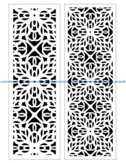 Design pattern panel screen E0009386 file cdr and dxf free vector download for Laser cut CNC