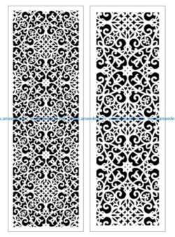 Design pattern panel screen E0009387 file cdr and dxf free vector download for Laser cut CNC