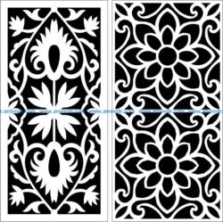 Design pattern panel screen E0009433 file cdr and dxf free vector download for Laser cut CNC
