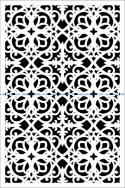 Design pattern panel screen E0009504 file cdr and dxf free vector download for Laser cut CNC