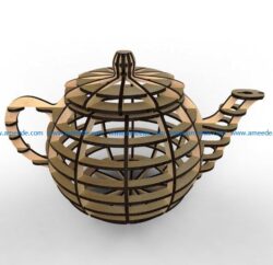 Kettle file cdr and dxf free vector download for Laser cut