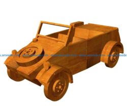 Kubelwagen file cdr and dxf free vector download for Laser cut