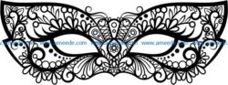 Perfect mask file cdr and dxf free vector download for laser engraving machines