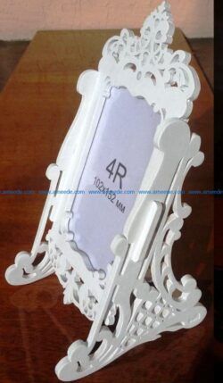 Photo frames with brackets file cdr and dxf free vector download for Laser cut