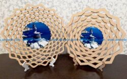 Plates file cdr and dxf free vector download for Laser cut