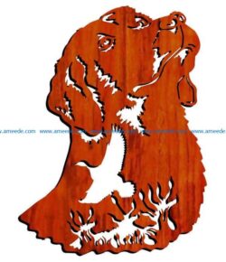 Dog and bird file cdr and dxf free vector download for Laser cut Plasma