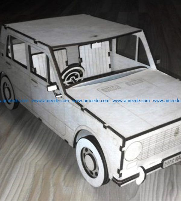 Small passenger car file cdr and dxf free vector download for Laser cut