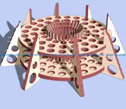 Special organizer file cdr and dxf free vector download for Laser cut