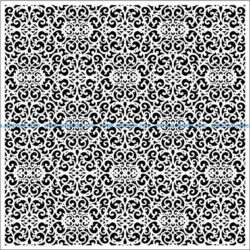 Square decoration E0009389 file cdr and dxf free vector download for Laser cut CNC