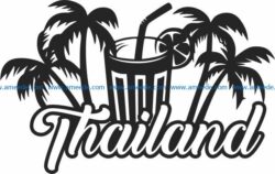 Thailand icon file cdr and dxf free vector download for Laser cut Plasma