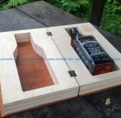 Whiskey box file cdr and dxf free vector download for Laser cut