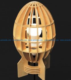 bom lamp file cdr and dxf free vector download for Laser cut