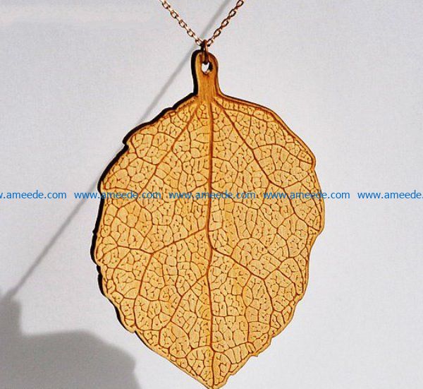 cartonus pendant leaf file cdr and dxf free vector download for Laser cut