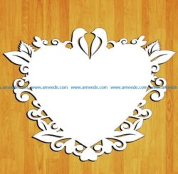 dove wedding font file cdr and dxf free vector download for Laser cut