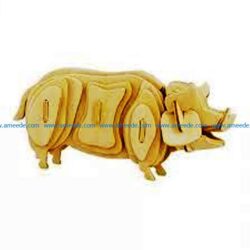 pig 3d puzzle file cdr and dxf free vector download for Laser cut