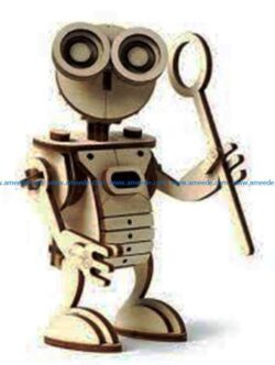 robot lemmo file cdr and dxf free vector download for Laser cut