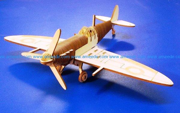 Aircraft Model file cdr and dxf free vector download for Laser cut