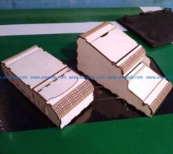 Automatic cigarette case file cdr and dxf free vector download for Laser cut