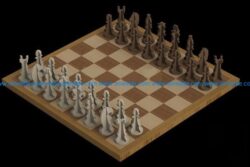 Chess file cdr and dxf free vector download for Laser cut