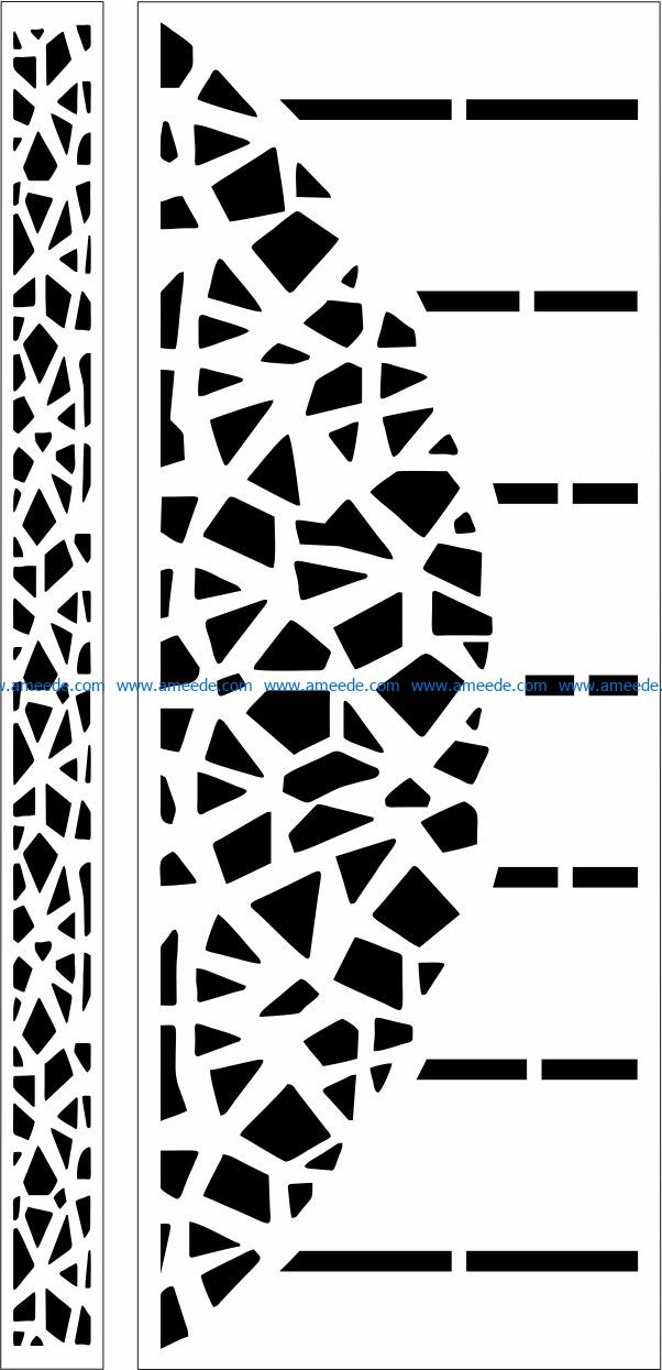 Design pattern door E0009751 file cdr and dxf free vector download for Laser cut CNC
