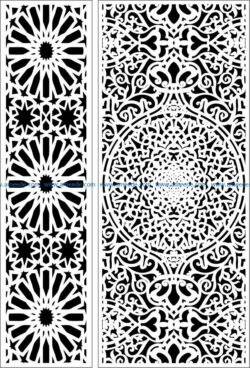 Design pattern panel screen E0009728 file cdr and dxf free vector download for Laser cut CNC