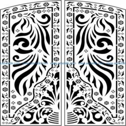 Design pattern panel screen E0009748 file cdr and dxf free vector download for Laser cut CNC