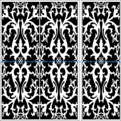 Design pattern panel screen E0009793 file cdr and dxf free vector download for Laser cut CNC