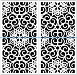 Design pattern panel screen E0009926 file cdr and dxf free vector download