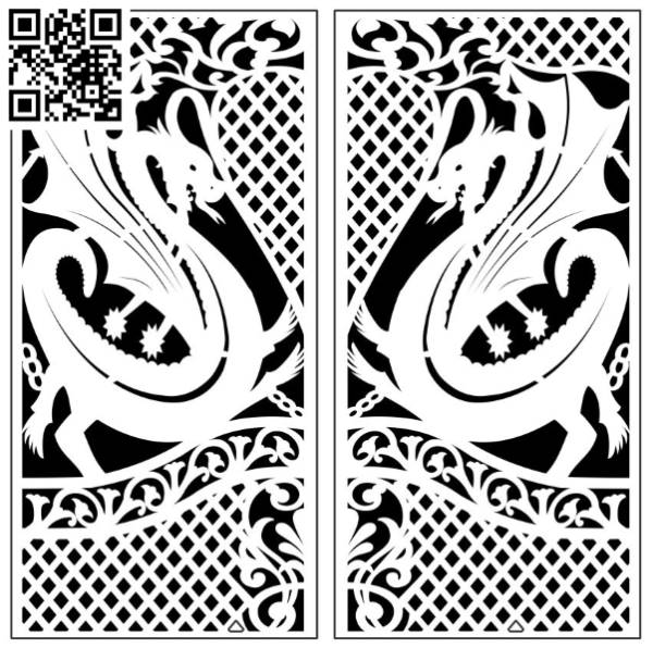 Design pattern screen panel E0010034 file cdr and dxf free vector download for Laser cut CNC