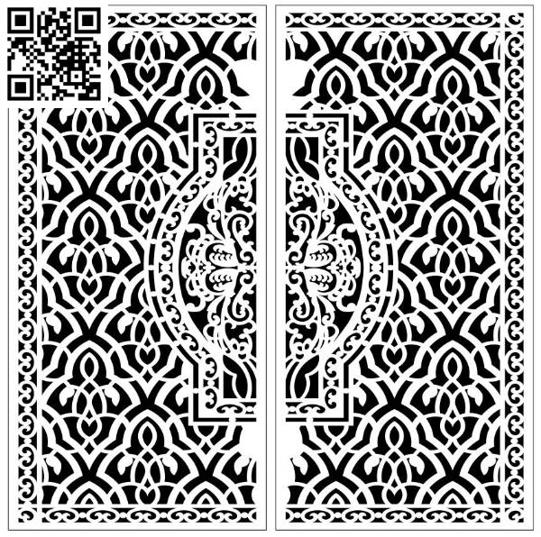 Design pattern screen panel E0010035 file cdr and dxf free vector download for Laser cut CNC