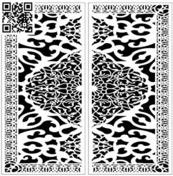 Design pattern screen panel E0010037 file cdr and dxf free vector download for Laser cut CNC