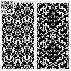 Design pattern screen panel E0010063 file cdr and dxf free vector download for Laser cut CNC