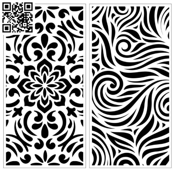 Design pattern screen panel E0010067 file cdr and dxf free vector download for Laser cut CNC