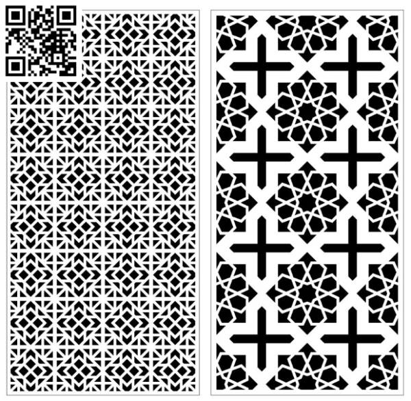 Design pattern screen panel E0010103 file cdr and dxf free vector download for Laser cut CNC