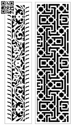Design pattern screen panel E0010134 file cdr and dxf free vector download for Laser cut CNC
